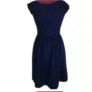 xhilaration Womens Dress Navy Blue Knit Sz Sp